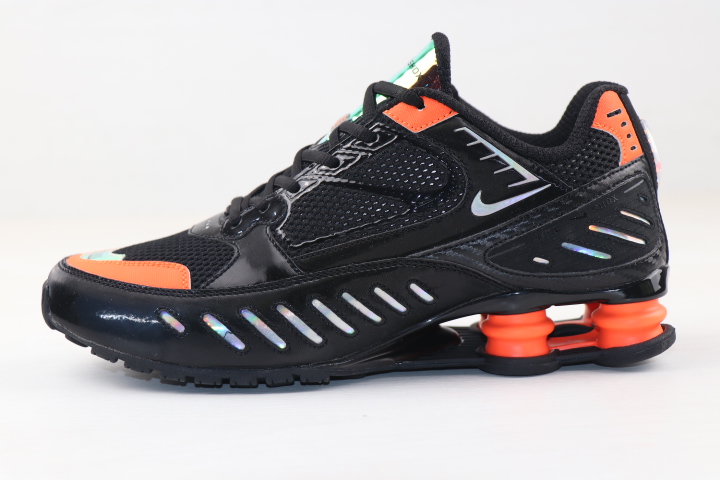 2020 Nike Shox Enigma SP Black Orange - Click Image to Close